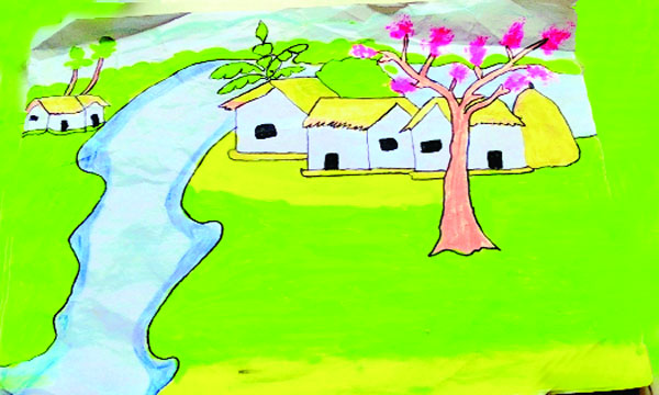 গ্রা ম  বাং লা র  দৃ শ্য