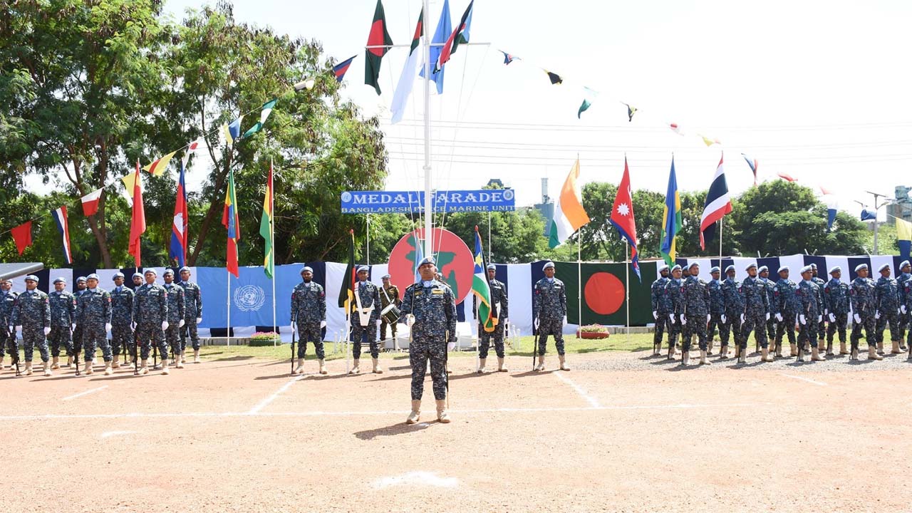 জাতিসঙ্ঘ শান্তিরক্ষা পদক পেলেন নৌবাহিনীর ১৯৯ সদস্য