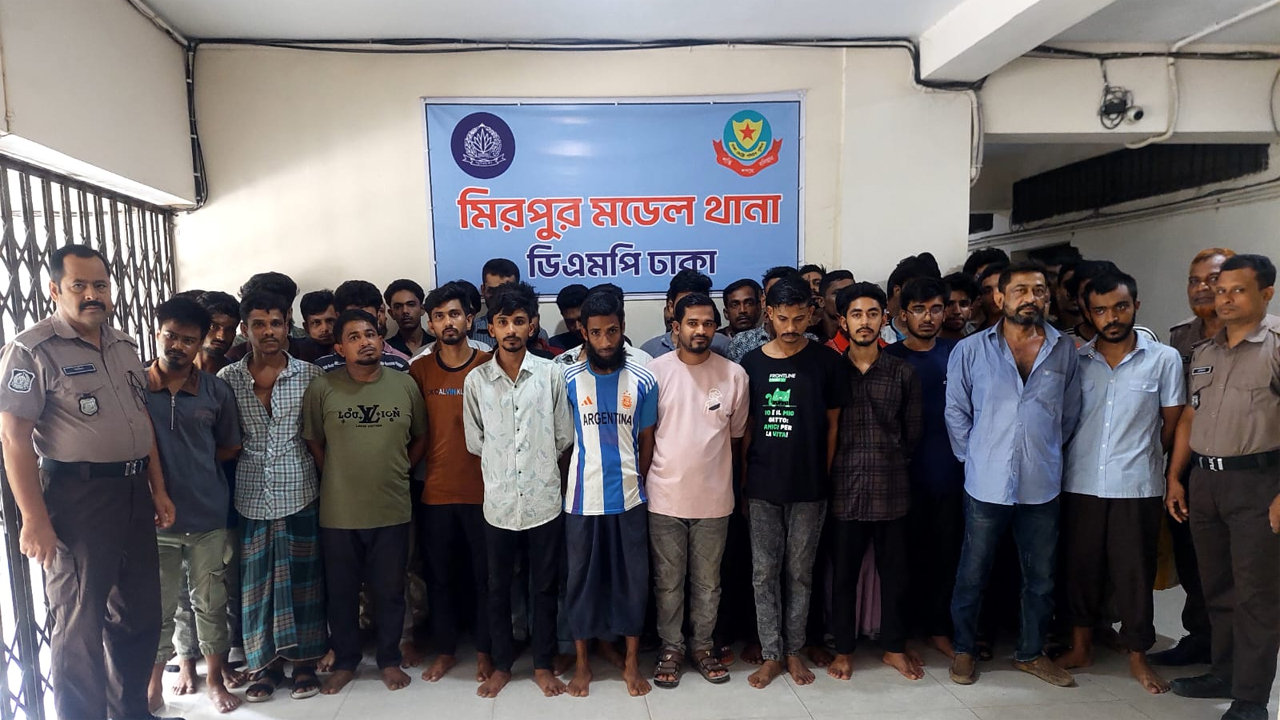 ডিএমপির মিরপুর বিভাগের অভিযান