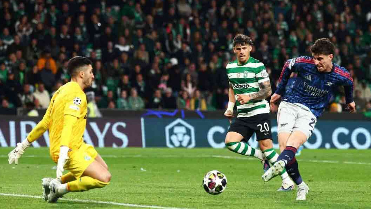 ম্যাচের একেবারে শেষ দিকে গোল করে নায়ক হন জার্মান তারকা কেই হাভার্টজ