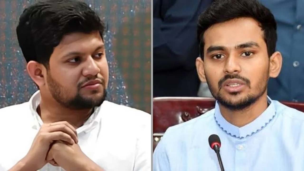 উপদেষ্টা মাহফুজ আলম (বাঁয়ে) ও আসিফ মাহমুদ