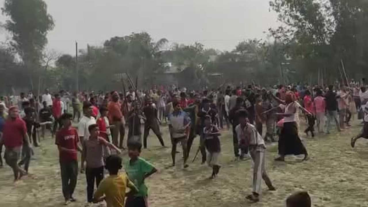 নাসিরনগর উপজেলার শ্রীঘর গ্রামে দু’পক্ষ সংঘর্ষে লিপ্ত হয়