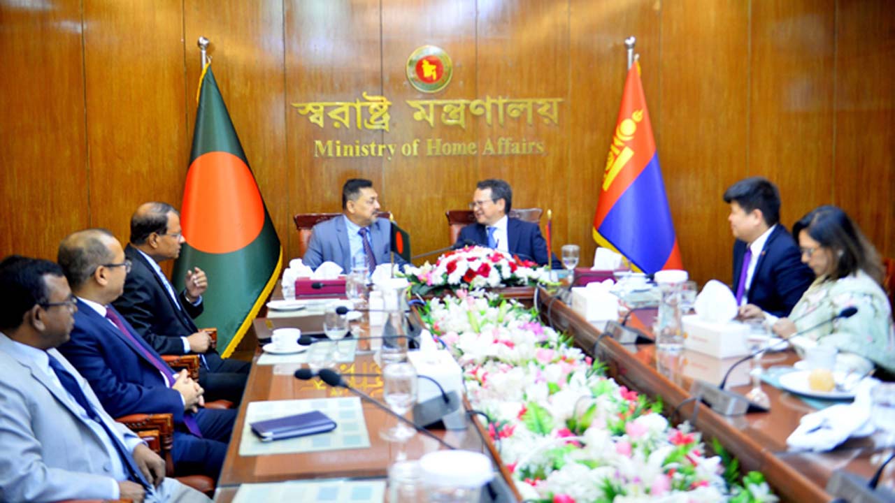 বাংলাদেশ ও মঙ্গোলিয়ার মধ্যে ভিসা অব্যাহতি চুক্তি স্বাক্ষর অনুষ্ঠিত