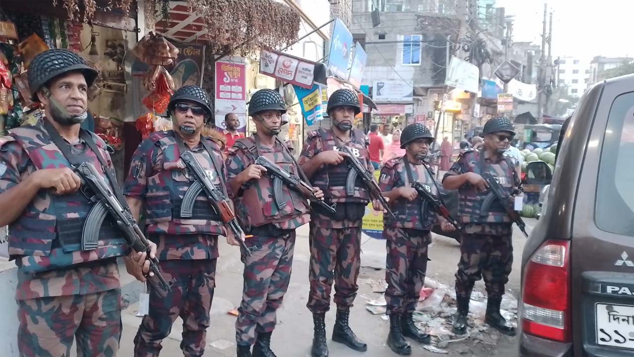 আট প্লাটুন বিজিবি মোতায়েন করা হয়েছে