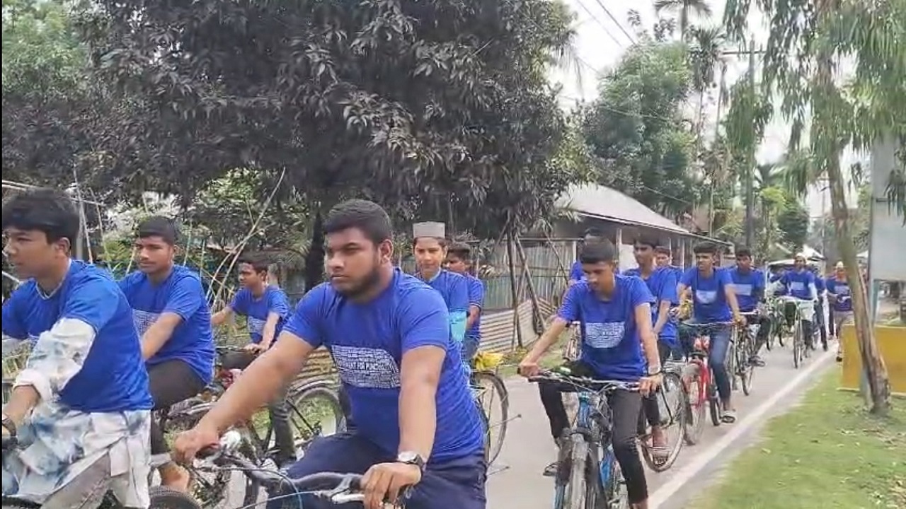 ভূরুঙ্গামারীতে সাইকেল র‍্যালি ও কুইজ প্রতিযোগিতা