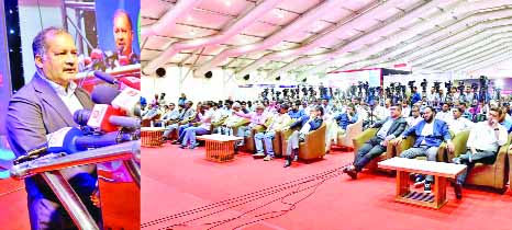 তথ্য ও সম্প্রচারমন্ত্রী জহির উদ্দিন স্বপন ক্যাবলটিভি, ব্রডকাস্ট অ্যান্ড কমিউনিকেশন এক্সপোতে বক্তৃতা করেন : নয়া দিগন্ত