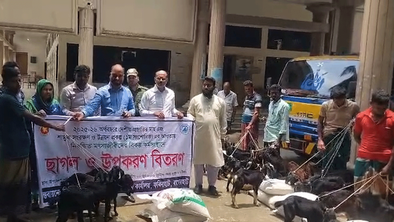 ছাগল দিয়ে পুর্নবাসন