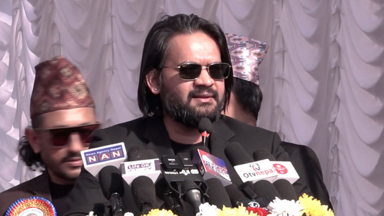 কাঠমান্ডু মেট্রোপলিটন সিটির মেয়র বলেন্দ্র শাহ