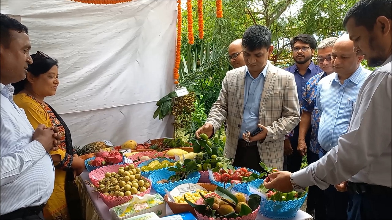 বান্দরবানে তিন দিনব্যাপী জাতীয় ফল মেলা শুরু