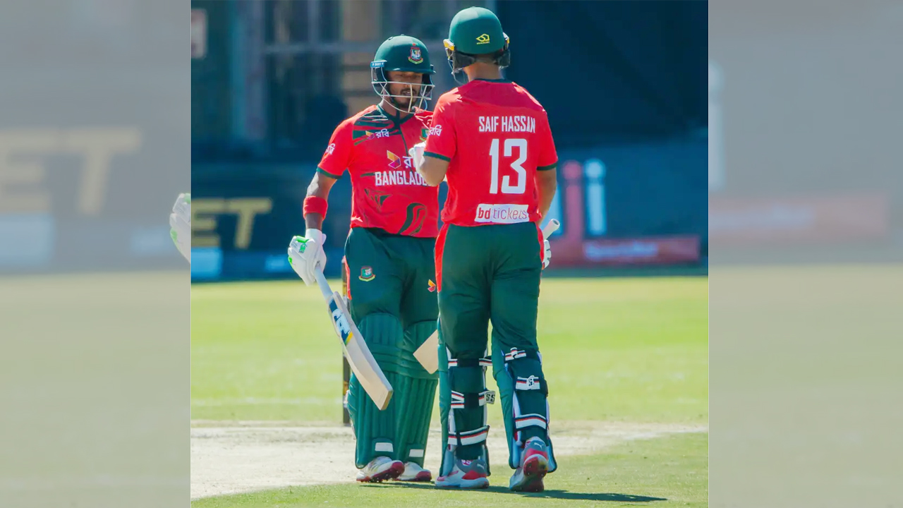 দুই ওপেনার সাইফ হাসান ও তানজিদ তামিম