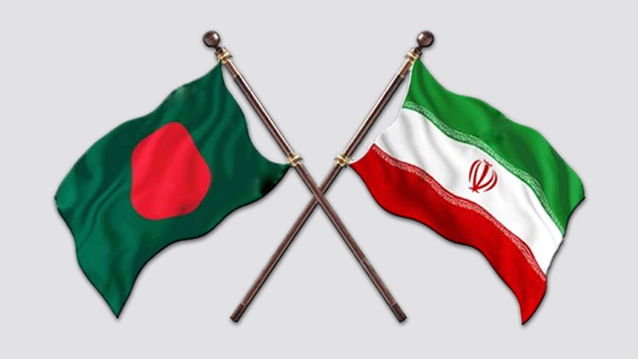 বাংলাদেশ ও ইরানের জাতীয় পতাকা