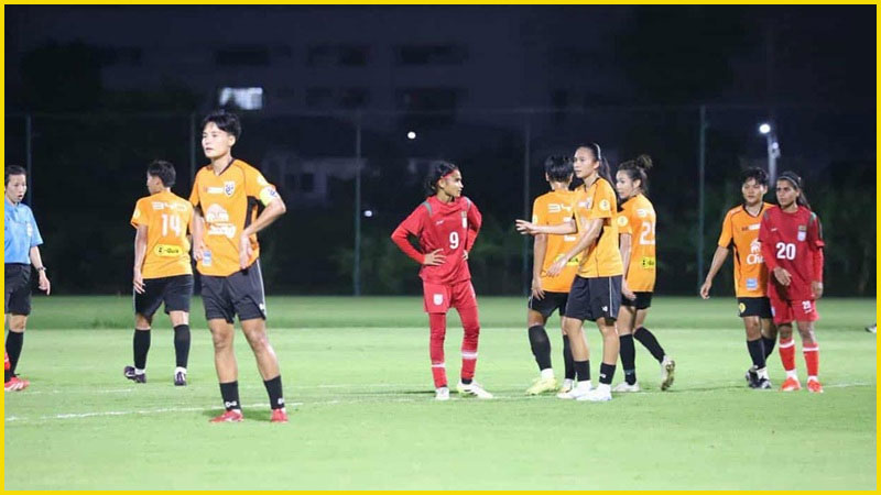 প্রথম প্রীতি ম্যাচে থাইল্যান্ডের কাছে হেরেছে বাংলাদেশ নারী দল