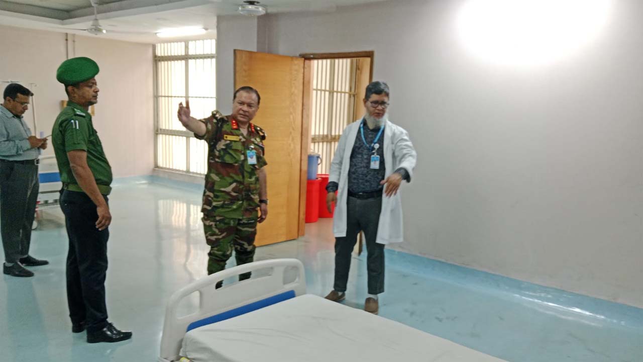 বিএমইউ’তে হামে আক্রান্ত রোগীদের জন্য একটি ওয়ার্ড চালু করা হয়েছে