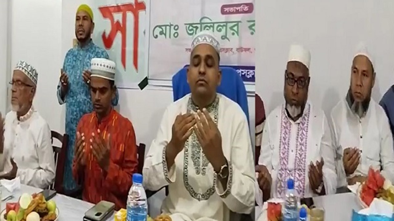 বাউফল প্রেসক্লাবের উদ্যোগে দোয়া ও ইফতার