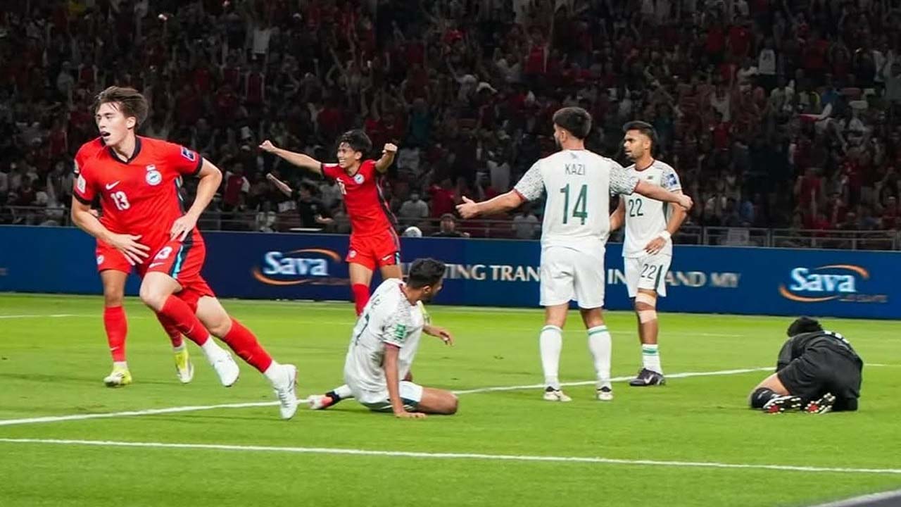 সিঙ্গাপুরের কাছে হেরে এশিয়ান কাপ বাছাই শেষ করল বাংলাদেশ