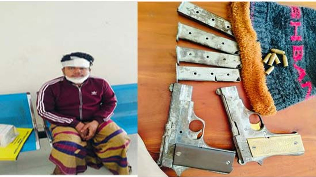 বেনাপোলে বিদেশী পিস্তল, ছয় রাউন্ড গুলি ও চারটি ম্যাগজিনসহ যুবক আটক