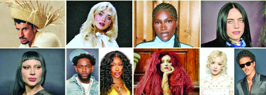 গ্র্যামির তালিকায় লামার-গাগার রাজত্ব, প্রথমবার দালাইলামা