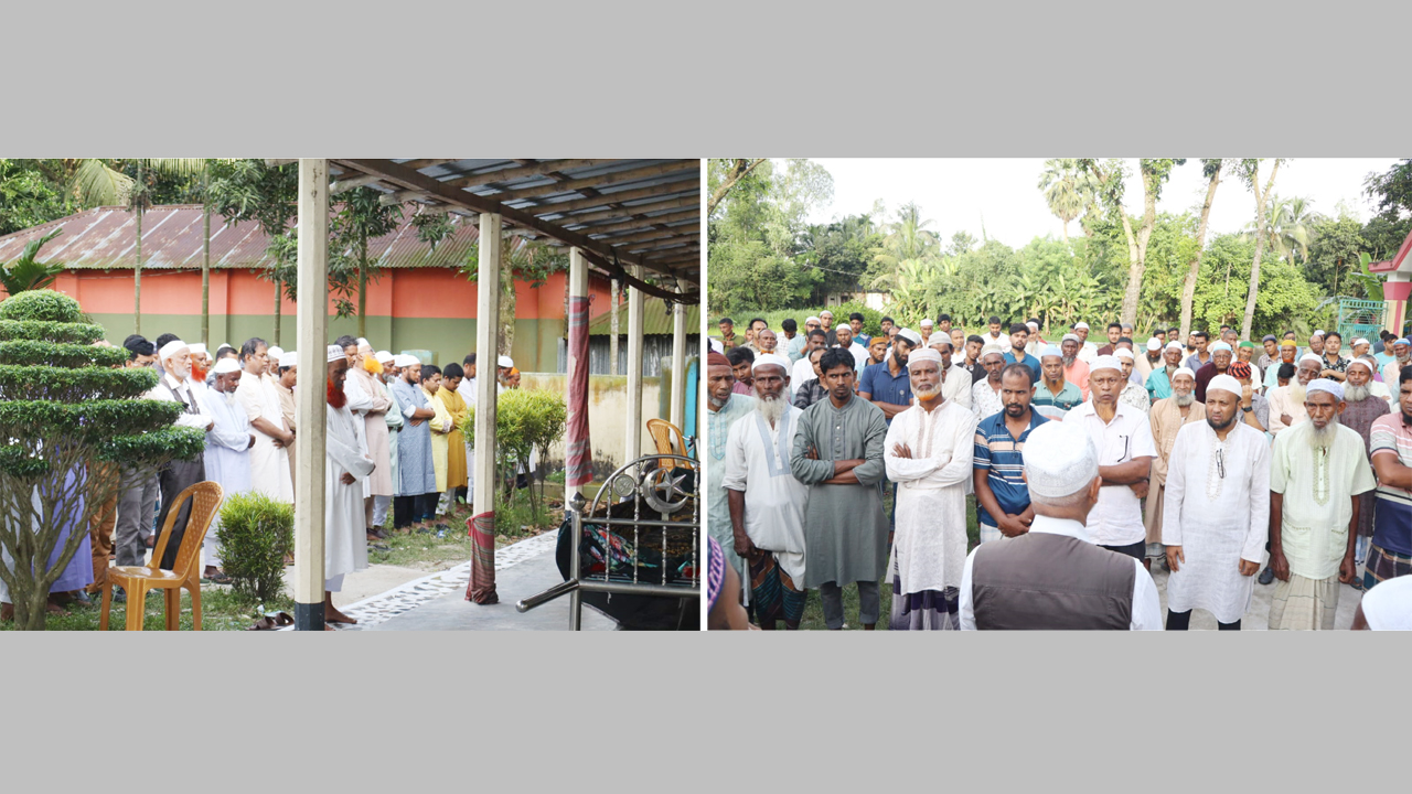 নিহত শিক্ষিকা মোসা: রনজিনা পারভীনের জানাজার দৃশ্য