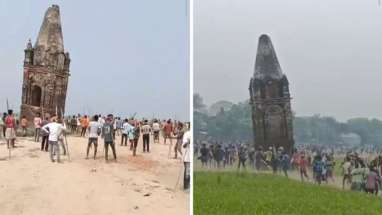 দেশীয় অস্ত্র নিয়ে দু’ পক্ষের সংঘর্ষ