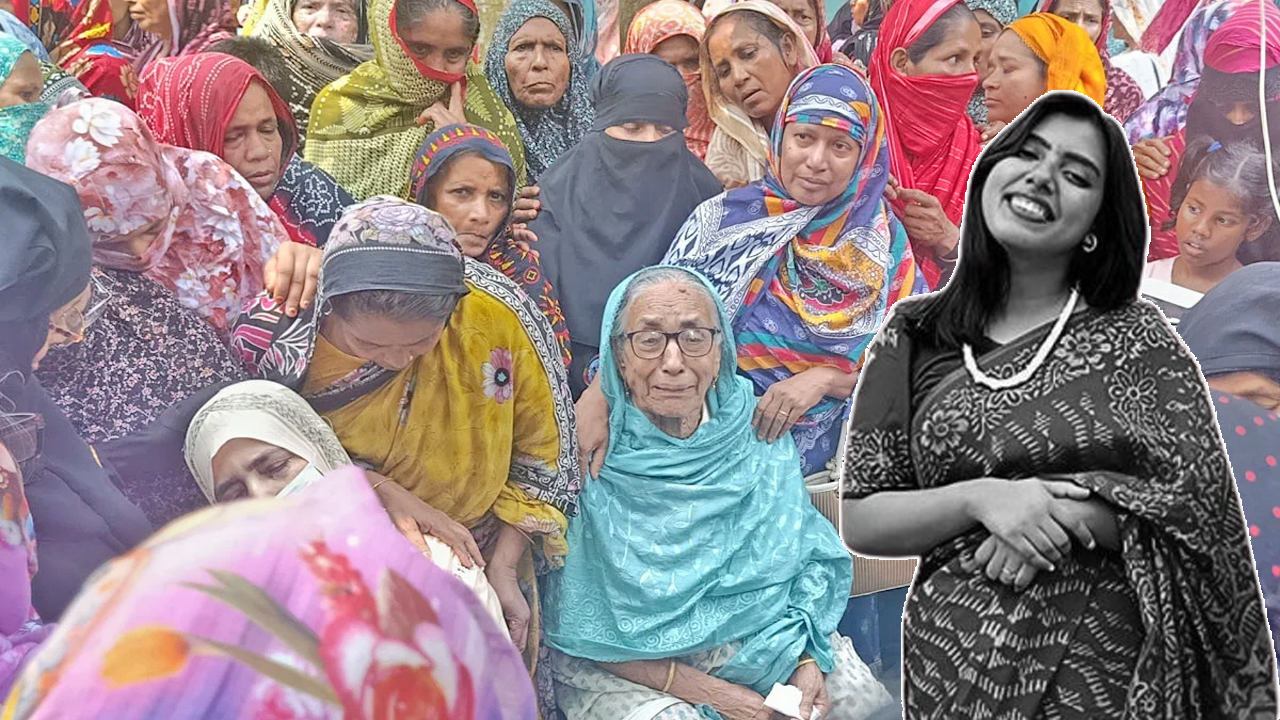 বৃষ্টির লাশ গ্রামের বাড়িতে পৌঁছানোর পর কান্নায় ভেঙে পড়েন তার মা-বাবাসহ স্বজনরা।