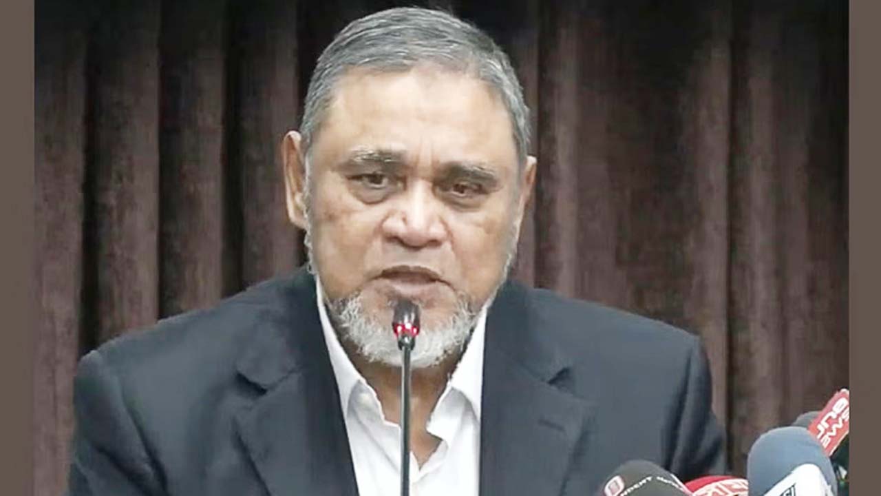 প্রধান নির্বাচন কমিশনার এ এম এম নাসির উদ্দিন
