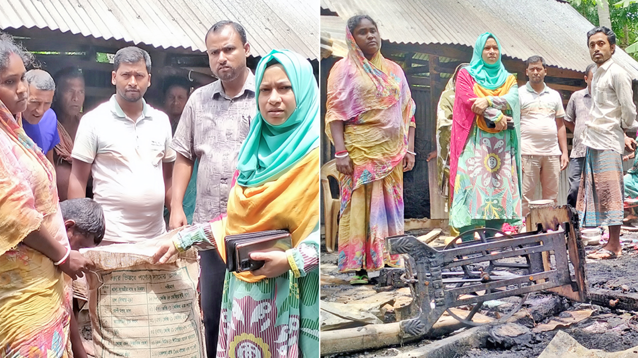 বাগেরহাটে বজ্রাঘাতে নিঃস্ব আনন্দ-লোপা দম্পতি