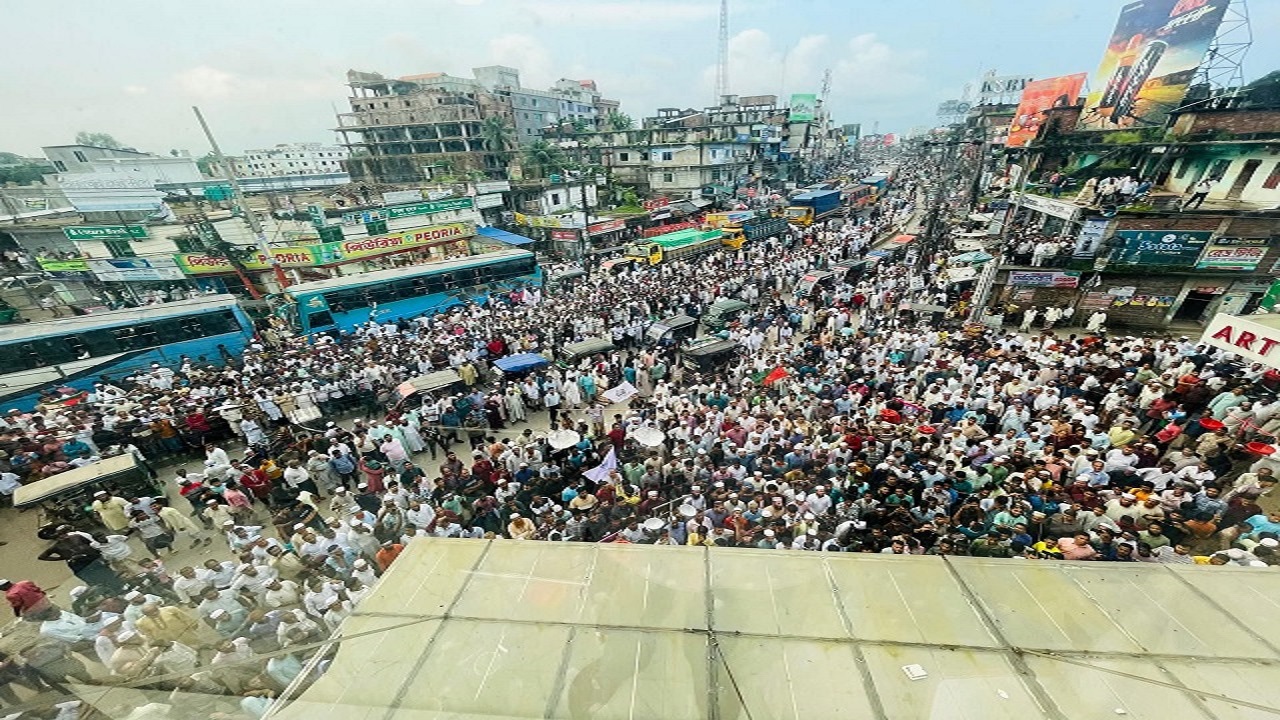 চকরিয়ায় ঐতিহাসিক গণঅভ্যুত্থানের প্রথম বার্ষিকীতে জামায়াতের গণমিছিল