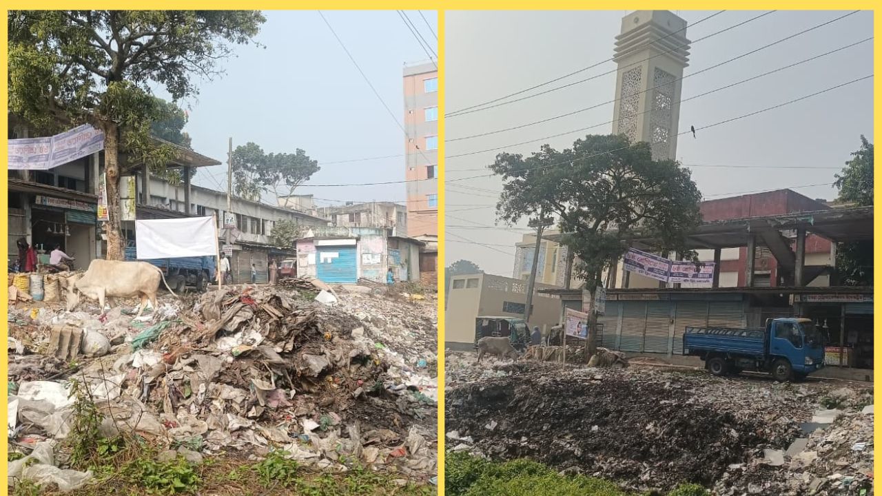 মতলব উত্তরে ছেংগারচরে শিক্ষা ও ধর্মীয় প্রতিষ্ঠানের পাশে অব্যবস্থাপনায় গড়ে উঠেছে ময়লার ভাগাড়