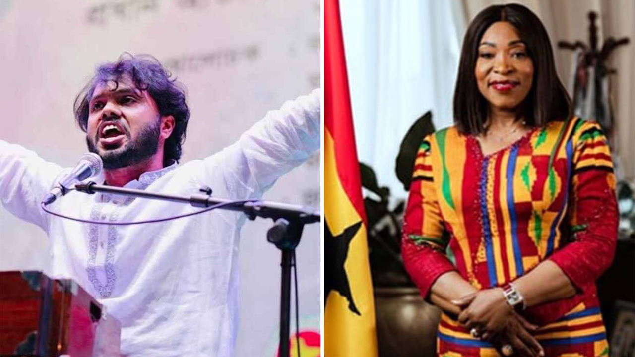 ইনকিলাব মঞ্চের মুখপাত্র শরিফ ওসমান হাদি ও কমনওয়েলথের মহাসচিব শার্লি বোচওয়ে