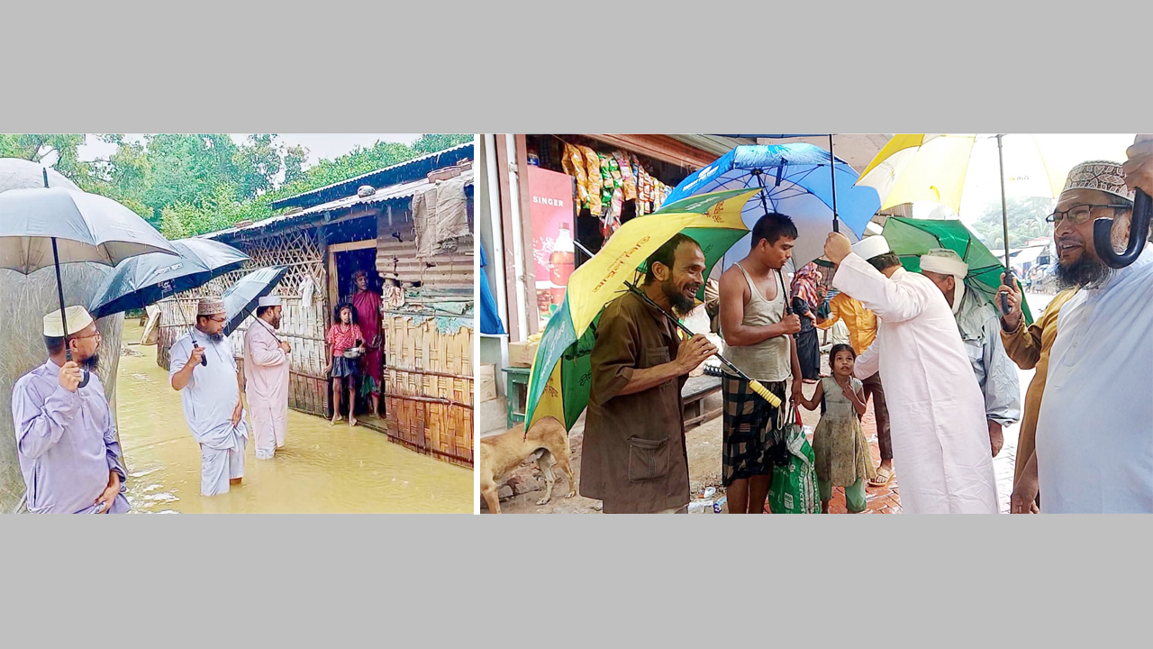 পানিবন্দী মানুষের খোঁজখবর নিচ্ছেন জামায়াত নেতা ফারুক