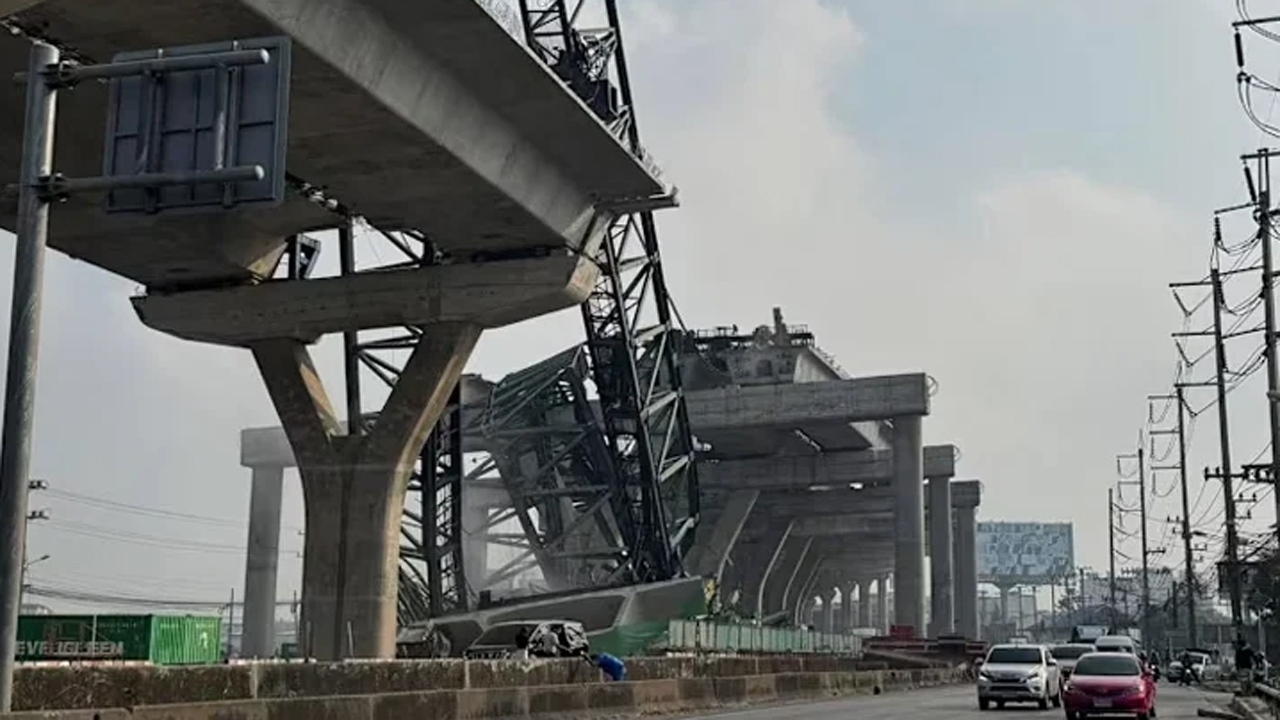 ব্যাংককে ক্রেন ভেঙে নিহত ২