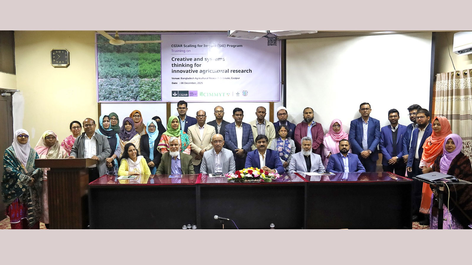 বারিতে উদ্ভাবনী কৃষি গবেষণা বিষয়ে সৃজনশীল ও পদ্ধতিগত প্রশিক্ষণ