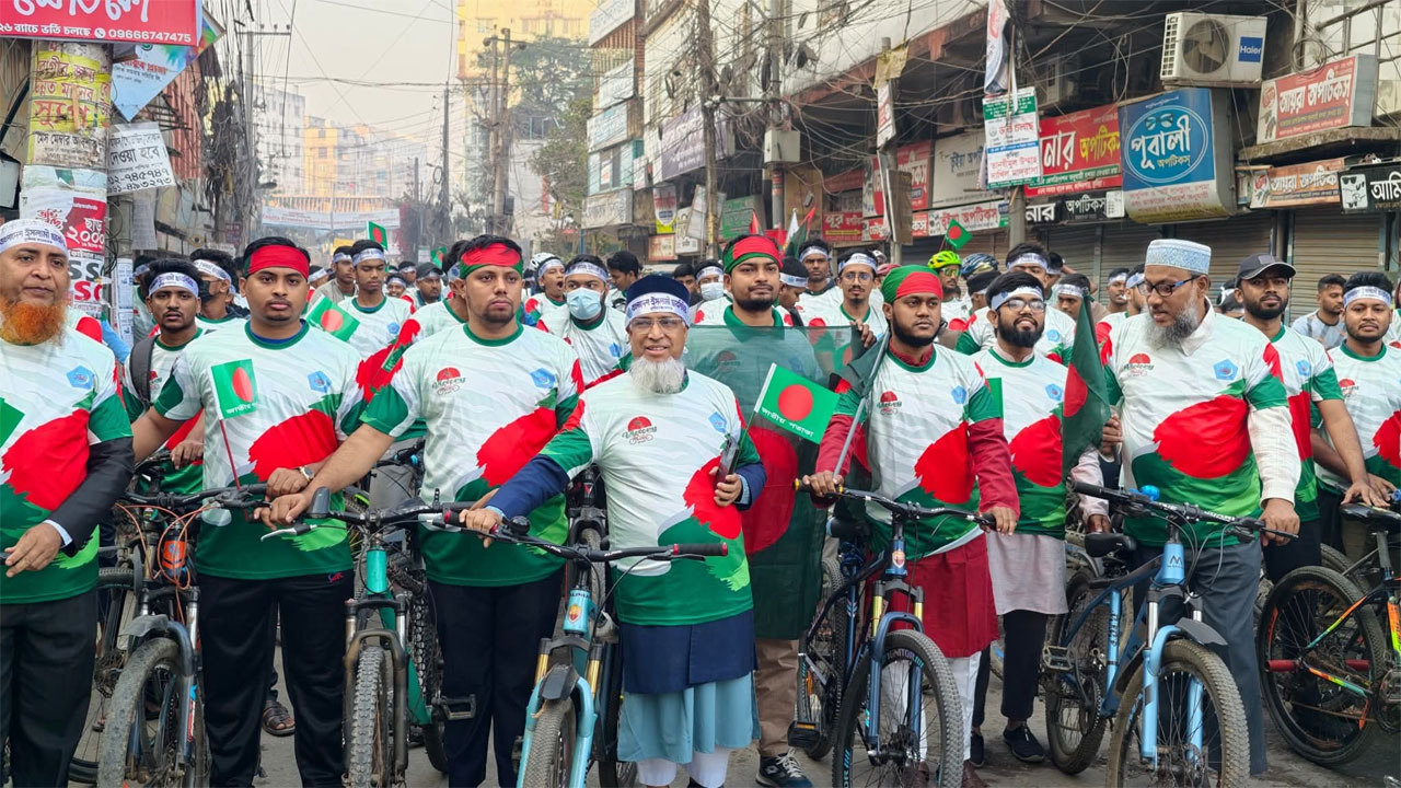 মহান বিজয় দিবসে শিবিরের ‘ভিক্টোরি রাইড’ সাইকেল র‌্যালি