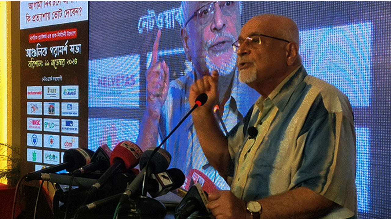 বরিশালে ড. দেবপ্রিয় ভট্টাচার্য