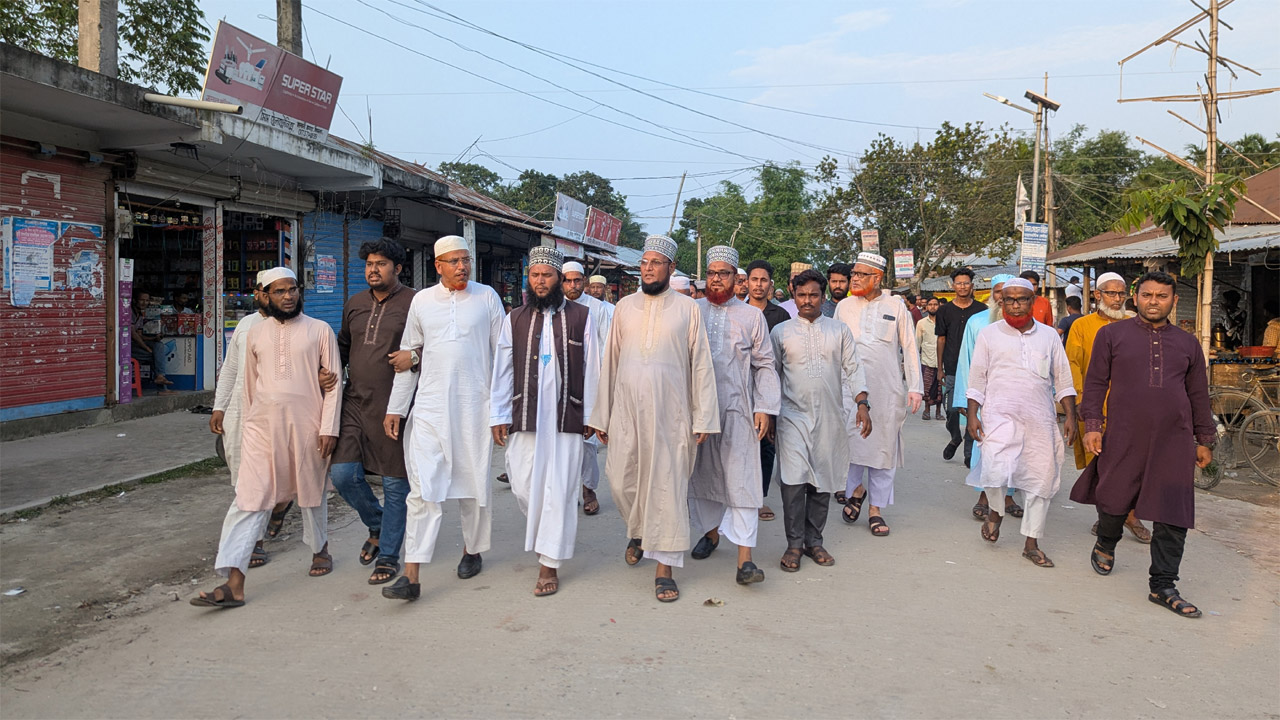 ভারতীয় পুশইন ও সীমান্ত হত্যার প্রতিবাদে ডিমলায় বিক্ষোভ মিছিল
