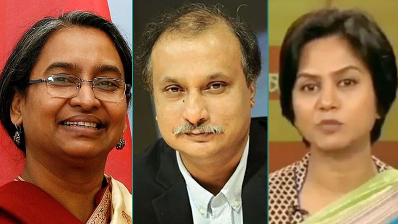 সাবেক মন্ত্রী ডা: দীপু মনি, মোজাম্মেল বাবু ও ফারজানা রূপা