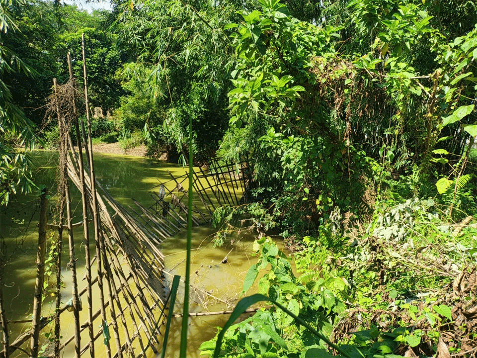 নদী ভাঙনে বিলীনের পথে কবরস্থান
