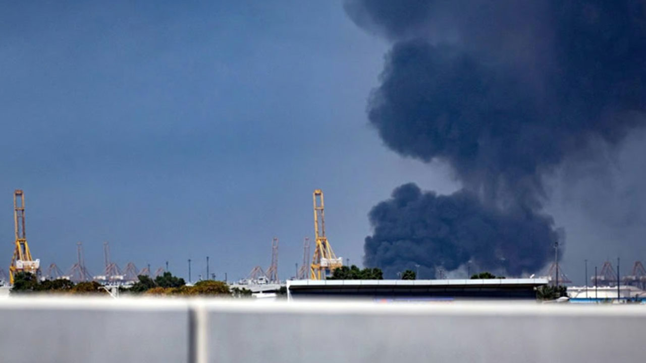 দুবাই বন্দরে ইরানের হামলা