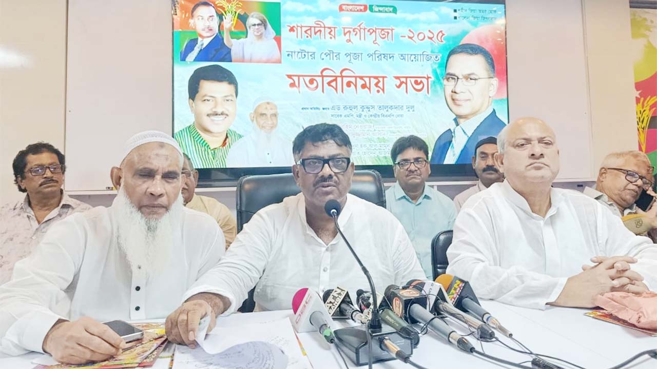 হিন্দু সম্প্রদায়ের সাথে মতবিনিময় সভায় প্রধান অতিথির বক্তব্যে দুলু