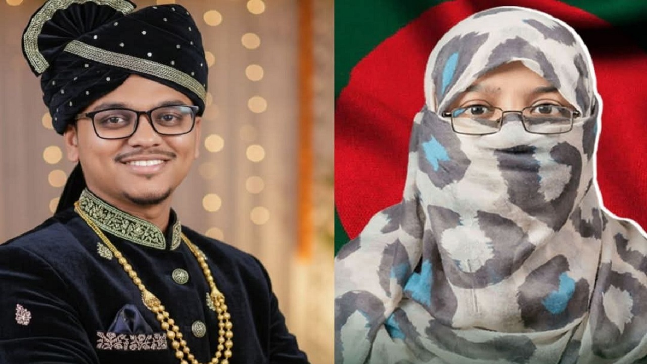 এস এম ফরহাদের ও জান্নাতুল ফেরদৌস সানজিদা (বাঁ দিক থেকে)