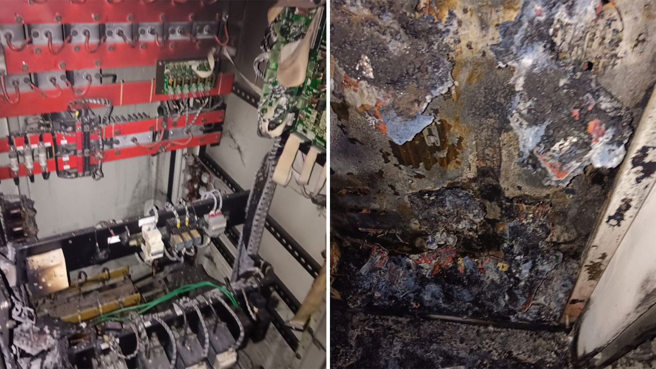 ফেঞ্চুগঞ্জ বিদ্যুৎ উপকেন্দ্রে আগুনে পুড়ল কন্ট্রোল রুমের যন্ত্রপাতি