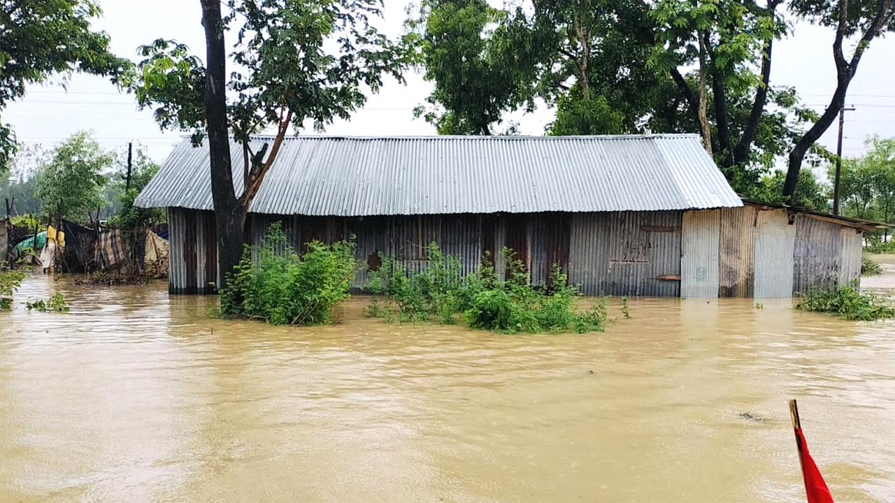 ফেনীতে বন্যায় তলিয়ে গেছে বিভিন্ন এলাকা