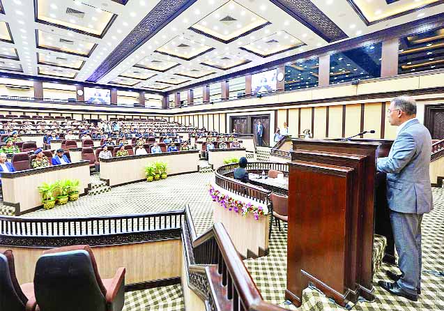প্রধানমন্ত্রী  তারেক রহমান এসএসএফের প্রতিষ্ঠাবার্ষিকীর অনুষ্ঠানে বক্তৃতা করেন  : পিআইডি