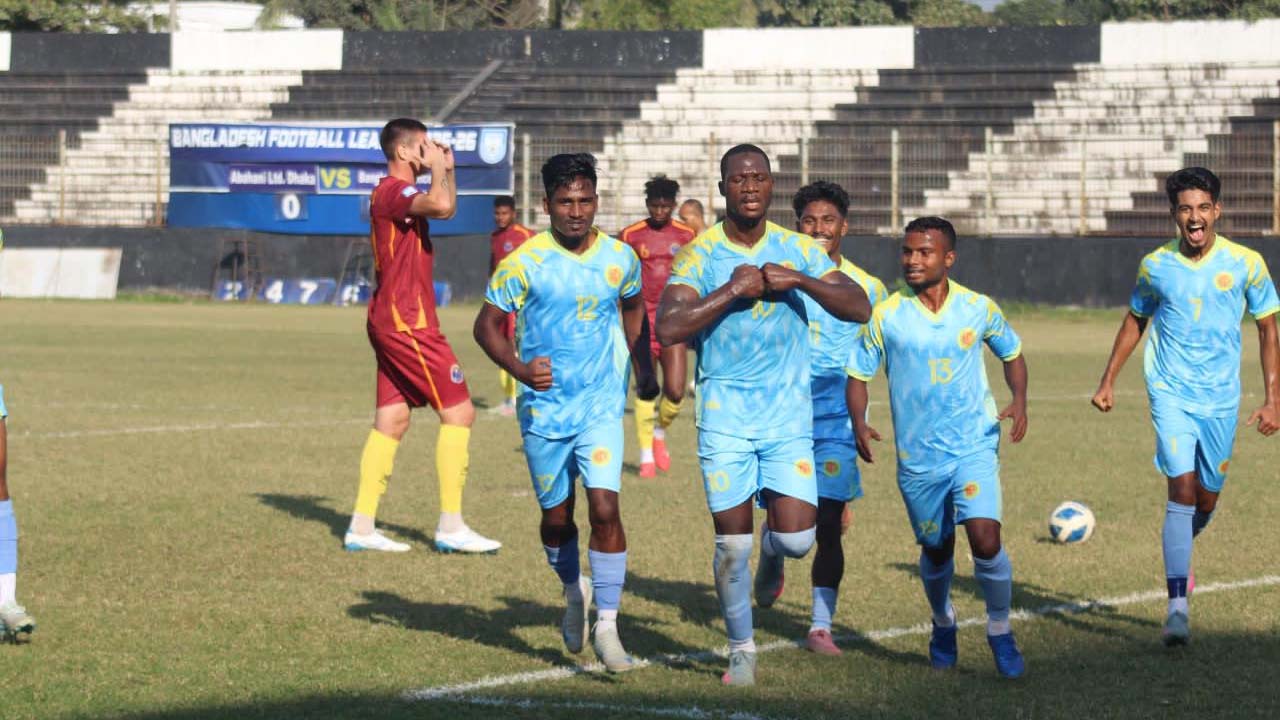 আবাহনীর জয়