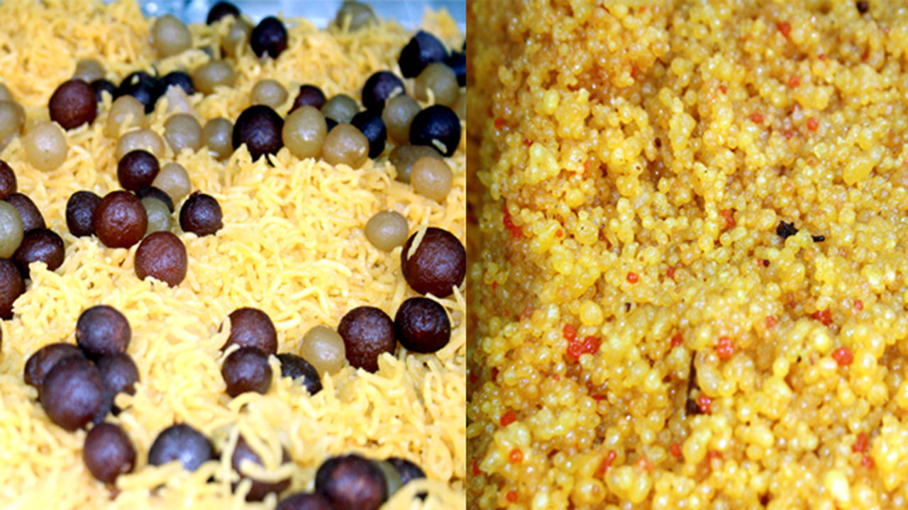 ছানার পোলাও ও মিহিদানা