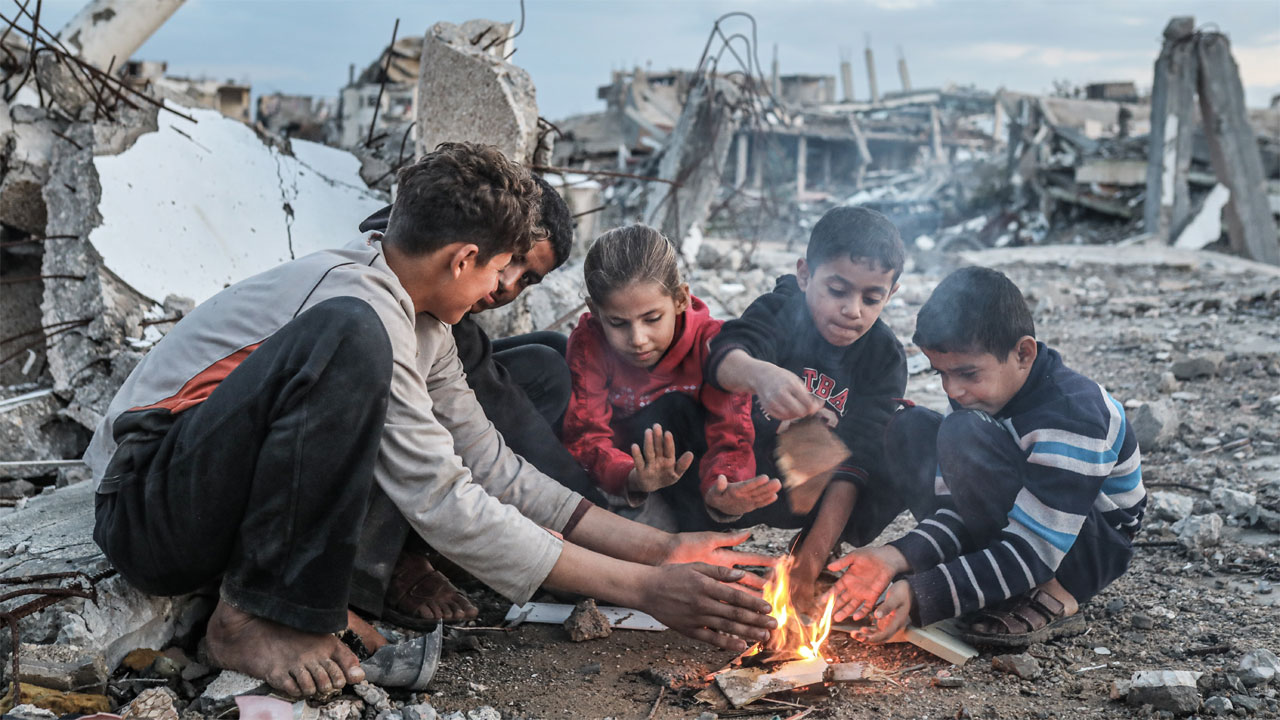 ফিলিস্তিনি শিশুরা