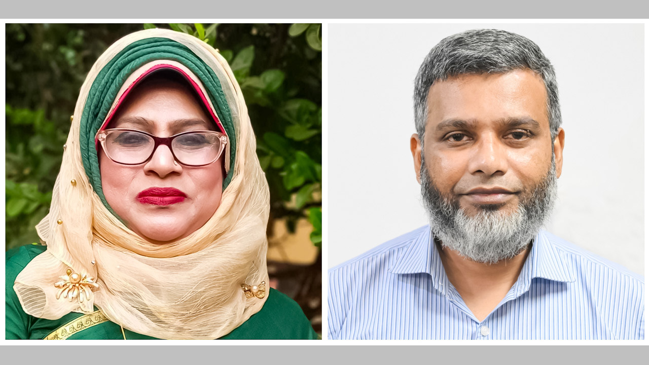 গাকৃবি শিক্ষক সমিতির প্রথম নারী সভাপতি নাসরীন আক্তার আইভী ও সাধারণ সম্পাদক মোহাম্মদ সাইফুল আলম