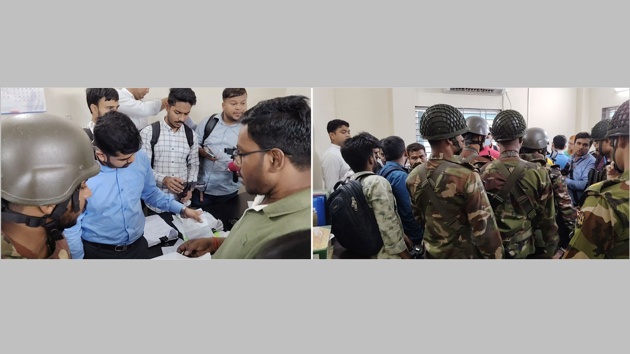 বেশি মূল্যে সিলিন্ডার বিক্রির অভিযোগে সেনাবাহিনীর অভিযান