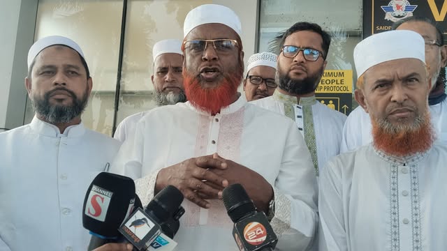 বক্তব্য রাখছেন জামায়াত সেক্রেটারি মিয়া গোলাম পরওয়ার