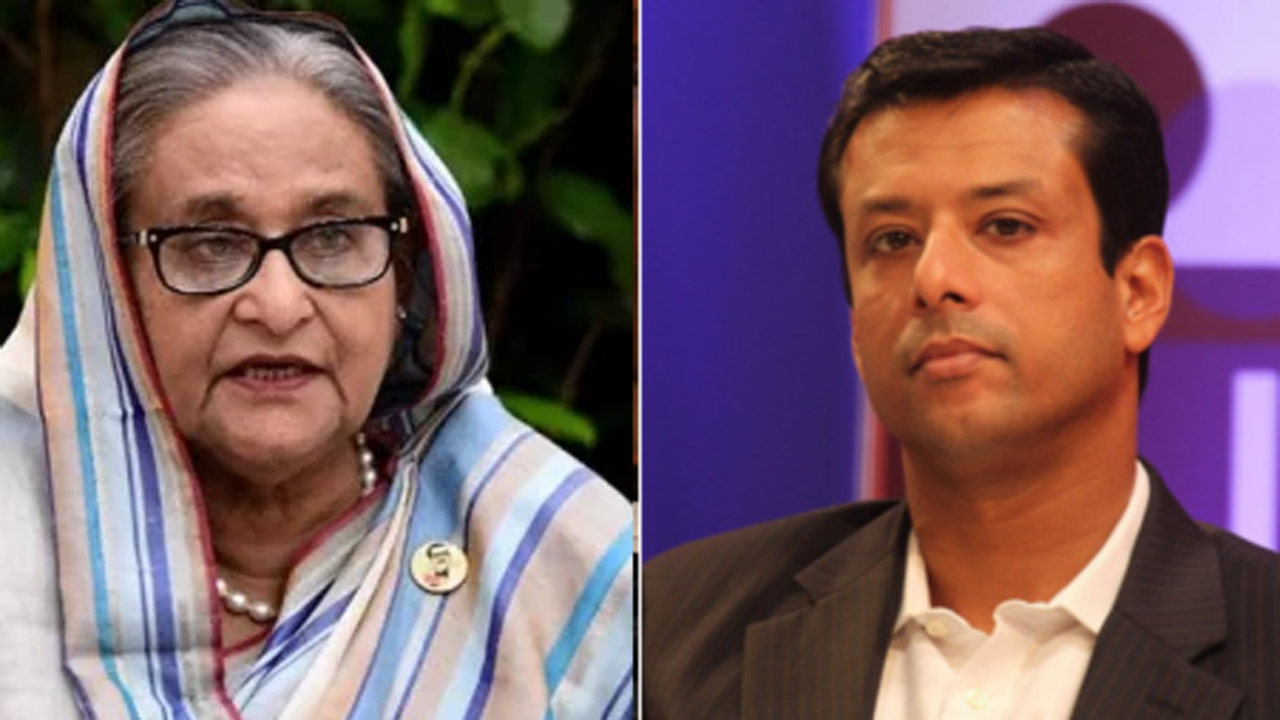 শেখ হাসিনা ও সজীব ওয়াজেদ জয়